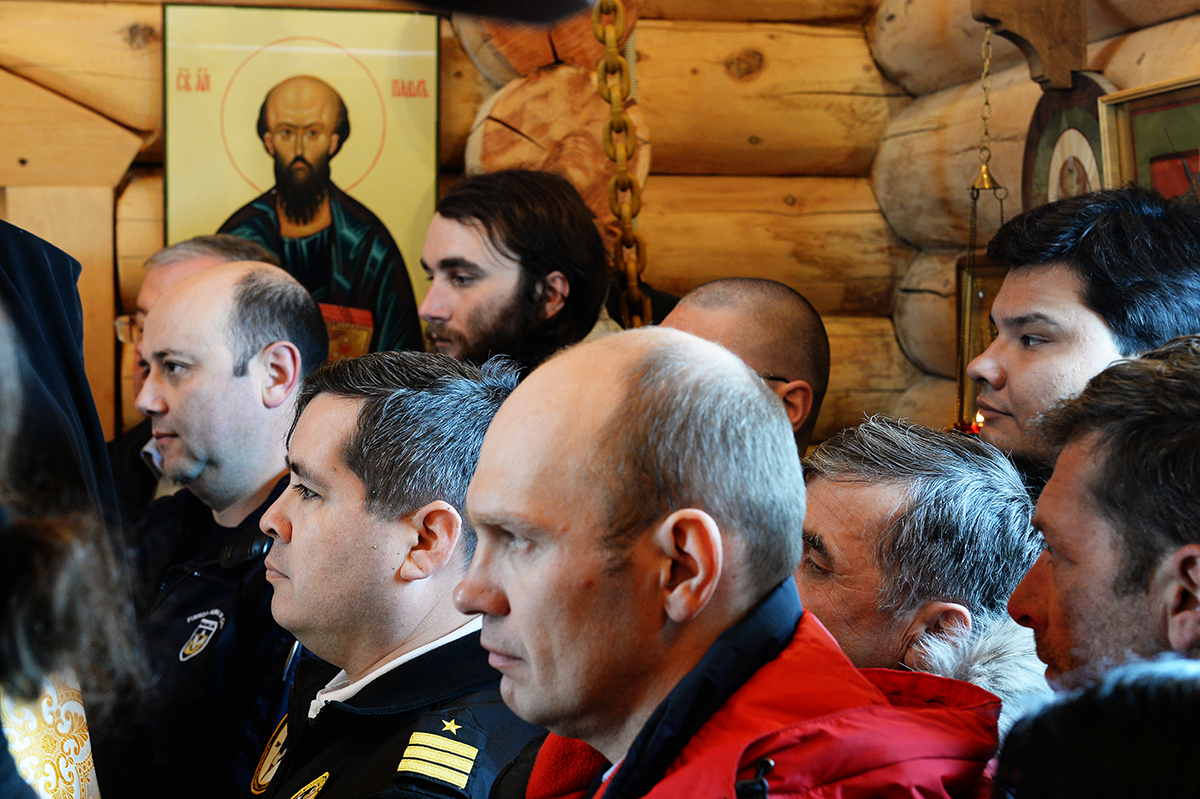 Посещение Святейшим Патриархом Кириллом российской антарктической станции «Беллинсгаузен»