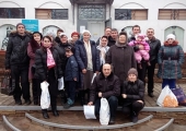 Синодальный отдел по благотворительности передал в феврале около 6 тонн продуктов мирным жителям Донецкой области
