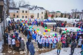 Președintele Departamentului Sinodal pentru problemele tineretului a luat parte la deschiderea primei Spartachiade de iarnă a tineretului ortodox din districtul federal Privoljski