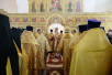 Освящение храма священномученика Ермогена, Патриарха Московского и всея Руси, в Крылатском. Литургия в новоосвященном храме
