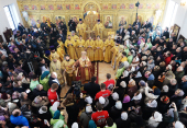 Sanctitatea Sa Patriarhul Chiril a sfințit biserica în cinstea sfântului mucenic Ermoghen, Patriarhul Moscovei și al întregii Rusii, în Krylatskoie, or, Moscova