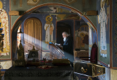 În ziua de marți din prima săptămână a Postului Mare Sanctitatea Sa Patriarhul Chiril s-a rugat conform tipicului bisericesc la mănăstirea stavropighială Novospasski