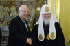 Întâlnirea Sanctități Sale Patriarhul Chiril cu Președintele Statului Israel R. Rivlin
