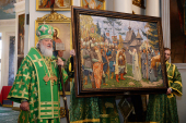 Predica Sanctității Sale Patriarhul Chiril în ziua de sâmbătă a primei săptămâni din Postul Mare după Liturghia oficiată la mănăstirea stavropighială „Sfântul Daniel”