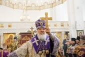 Întâistătătorul Bisericii Ruse a sfințit biserica „Mântuitorul Atotmilositiv” în Mitino, or. Moscova, și a condus hirotonia arhimandritului Ioan (Sicevski) în treapta de episcop de Jelgava, vicarul Eparhiei de Riga