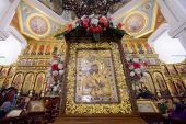 Во второе воскресенье Великого поста в Алма-Ате молитвенно прославили Феодоровскую икону Пресвятой Богородицы