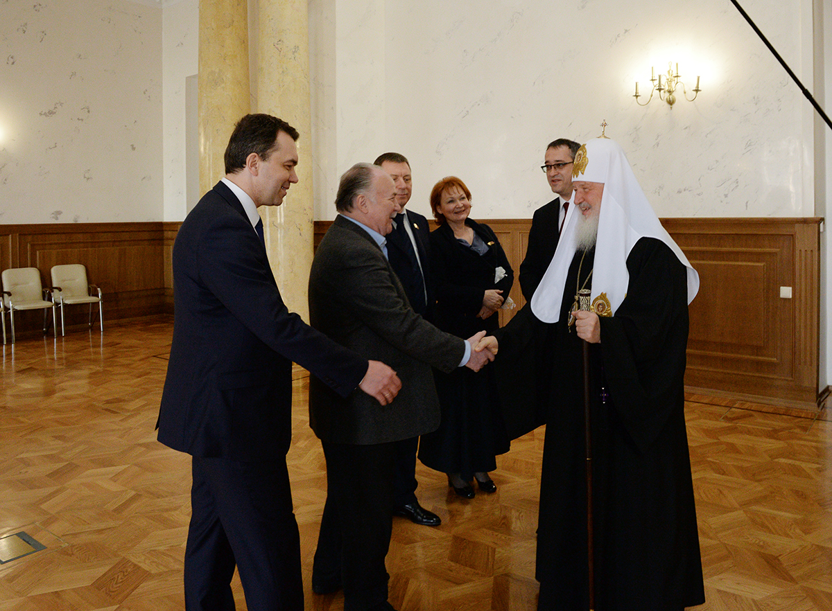 Vizitarea de către Sanctitatea Sa Patriarhul Chiril a Dumei orășenești de la Moscova