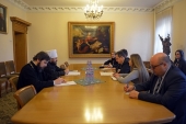 Președintele Departamentului pentru relațiile externe bisericești s-a întâlnit cu ministrul afacerilor externe al Serbiei Ivica Dačić