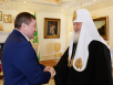 Întâlnirea Sanctității Sale Patriarhul Chiril cu guvernatorul regiunii Volgograd A.I. Bocearov