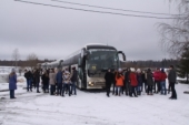 «Ломоносовский обоз» побывал в Антониево-Сийском монастыре Архангельской епархии