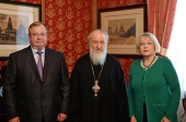 A avut loc întâlnirea Sanctității Sale Patriarhul Chiril cu președintele Societății imperiale ortodoxe pentru Palestina S.V. Stepașin