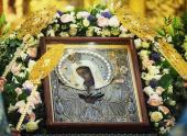Икона Пресвятой Богородицы «Умиление», перед которой молился прп. Серафим Саровский, принесена в Богоявленский кафедральный собор в Елохове