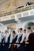 Vizita Patriarhului la Mitropolia de Sanct-Petersburg.utrenia cu citirea Acatistului Preasfintei Născătoare de Dumnezeu în paraclisul blocului principal al Academiei de teologie din Sanct-Petersburg