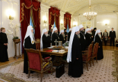 Sub președinția Sanctității Sale Patriarhul Chiril a început ședința Sfântului Sinod al Bisericii Ortodoxe Ruse
