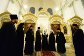 Întâistătătorul Bisericii Ortodoxe Ruse a vizitat catedrala Smolnyi în Sanct-Petersburg