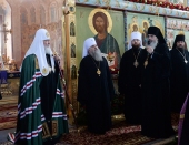 Predica Sanctității Sale Patriarhul Chiril în Duminica a 5-a din Postul Mare ținută după Liturghia la mănăstirea „Sfânta Treime” a sfântului Alexandru Svirski