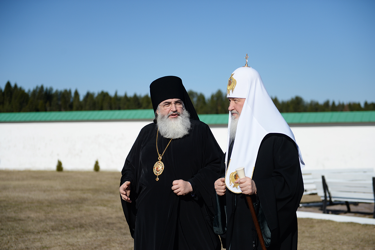 Патриарший визит в Санкт-Петербургскую митрополию. Посещение Александро-Свирского монастыря
