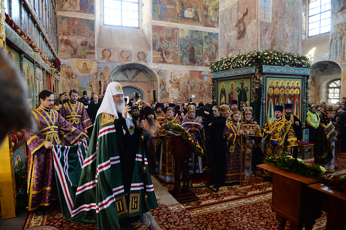 Патриарший визит в Санкт-Петербургскую митрополию. Посещение Александро-Свирского монастыря