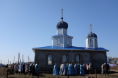 Построенный на средства жителей поселка Янгельский храм Казанской иконы Божией Матери освящен в Магнитогорской епархии