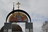 В Череповце освятили икону, установленную на памятнике жертвам Чернобыльской катастрофы