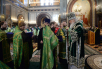 Slujirea Patriarhului în ajunul sărbătorii Intrării Domnului în Ierusalim la catedrala „Hristos Mântuitorul”