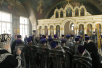 Slujirea Patriarhului în Lunea Mare la mănăstirea stavropighială „Nașterea Preasfintei Născătoare de Dumnezeu”