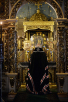 Slujirea Patriarhului n ajun de Marțea Mare la metocul din Moscova al mănăstirii Piuhtitsa