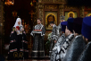 Slujirea Patriarhului în Marțea Mare la mănăstirea stavropighială „Sfântul mitropolit Petru” din Vysokoe