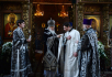 Slujirea Patriarhului în Marțea Mare la mănăstirea stavropighială „Sfântul mitropolit Petru” din Vysokoe