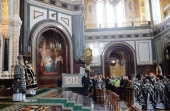 Predica Sanctității Sale Patriarhul Chiril în Miercurea Mare după Liturghia oficiată la catedrala „Hristos Mântuitorul”