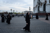 Slujirea Patriarhului în ajunul Sâmbetei Mari la catedrala „Hristos Mântuitorul”, or. Moscova