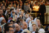 Патріарше служіння у Велику Суботу в Храмі Христа Спасителя в Москві