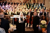 Святіший Патріарх Кирил взяв участь у відкритті хорової програми XV Московського Пасхального фестивалю