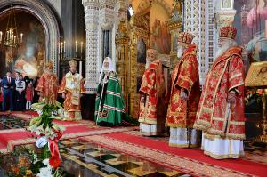 Слово Святейшего Патриарха Кирилла после Пасхальной великой вечерни в Храме Христа Спасителя в Москве