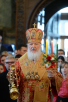 Slujirea Patriarhului în ziua de luni din Săptămâna Luminată la catedrala „Adormirea Maicii Domnului” din Kremlin, or. Moscova