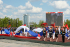 Parada „Va dăinui legătura dintre generaţii” pe dealul Poklonnaya din Moscova
