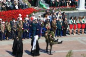 Патриарший экзарх всея Беларуси принял участие в возложении венков к монументу Победы в Минске