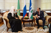 A avut loc convorbirea Sanctității Sale Patriarhul Chiril cu șeful Republicii Kabardino-Balkare Iu.A. Kokov