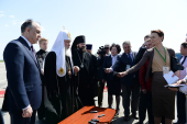 Sanctitatea Sa Patriarhul Moscovei şi al întregii Rusii Chiril a sosit în Nalcik