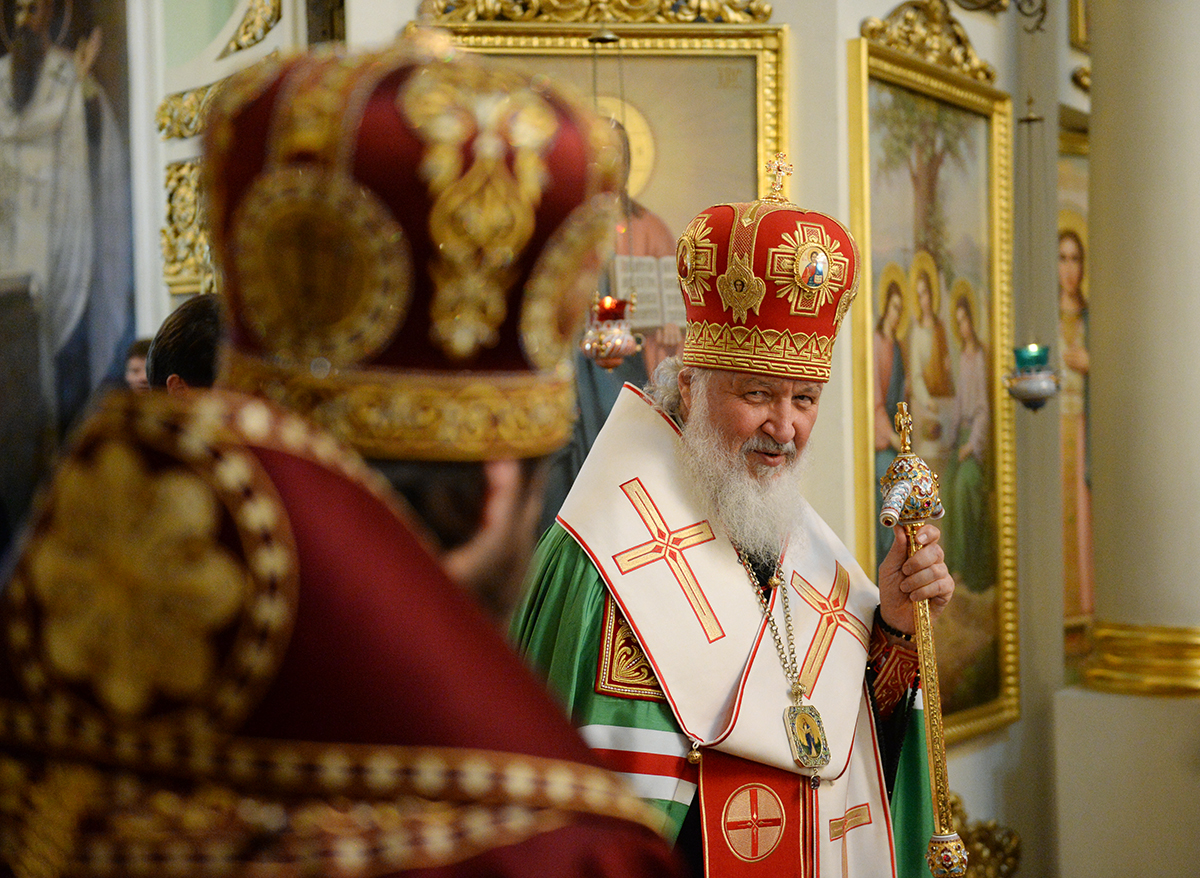 Молебен по случаю 70-летия Отдела внешних церковных связей Московского Патриархата