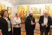 Mitropolitul de Volokolamsk Ilarion a luat parte la inaugurarea expoziției „Binecuvântarea Sfântului Munte Athos. Către aniversarea a 1000 de ani a monahismului rus pe Athos”