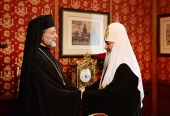 Состоялась встреча Святейшего Патриарх Кирилла с представителями Константинопольского Патриархата