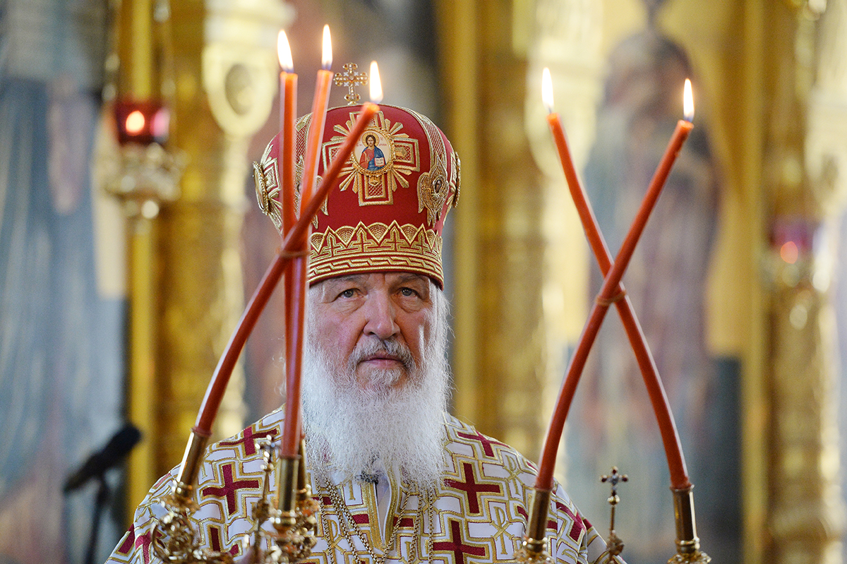 Визит Святейшего Патриарха Кирилла в Грецию. Литургия в Старом Русике на Афоне