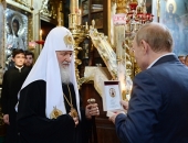 Alocuţiunea Sanctităţii Sale Patriarhul Chiril adresată Preşedintelui Rusiei V.V. Putin şi participanţilor la serviciul divin de la mănăstirea rusă „Sfântul Pantelimon” de pe Athos