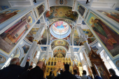 Предстоятель Руської Церкви звершив освячення храму і Літургію в Старому Русику на Афоні