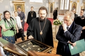 Відбулася зустріч архієпископа Петергофського Амвросія і директора Ермітажу Михайла Піотровського