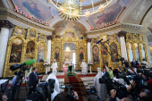 Predica Sanctității Sale Patriarhul Chiril de sărbătoarea Înălțării Domnului după Liturghia oficiată în biserica „Marea Înălțare” lângă porțile Nikitskie, or. Moscova