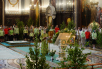 Патриаршее служение в канун праздника Троицы в Храме Христа Спасителя г. Москвы