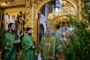 Патриаршее служение в день Святой Троицы в Троице-Сергиевой лавре