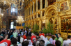 Slujirea Patriarhului de ziua Sfintei Treimi în lavra „Sfânta Treime” a cuviosului Serghie de Radonej